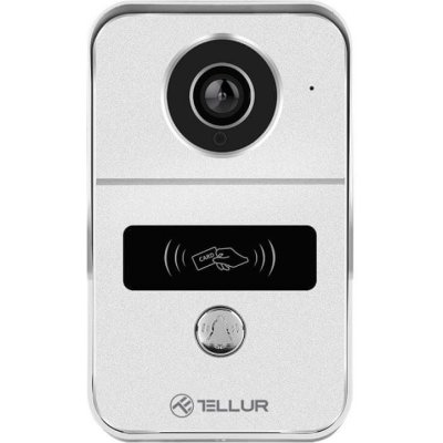 Tellur WiFi Smart Video DoorBell, 1080P, funkce odemknutí, vnitřní zvonek, šedá – Zbozi.Blesk.cz
