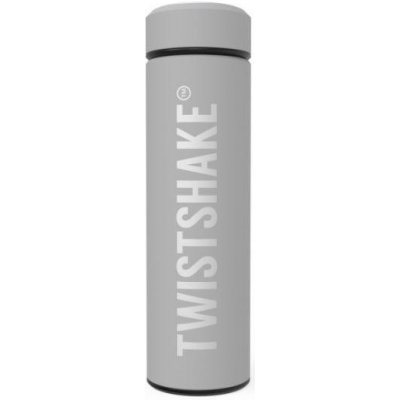 Twistshake Termoska Hot or Cold 420 ml Pastelově šedá