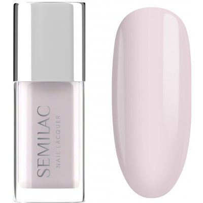 102 Semilac Klasický lak na nehty Nail Lacquer Sheer Milky Pink 9 ml – Zboží Mobilmania