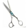 Kadeřnické nůžky Olivia Garden Pro Xtreme XT-635 Profi kadeřnické efilační nůžky na vlasy 6,35´