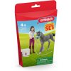 Figurka Schleich Horse Club Sada péče o koně s trakénským hříbětem 42752