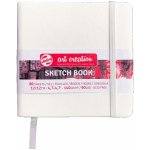 Talens Art Creation Sketch Book skicák v bílé tvrdé vazbě 12x12 cm 80 listů 140 g – Sleviste.cz