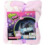 Teddies Deka Jednorožec svítící ve tmě plyš růžová – Sleviste.cz