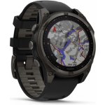 Garmin Fenix 8 47mm Sapphire Solar Titanium Carbon Gray/Black 010-02906-11 – Zboží Živě