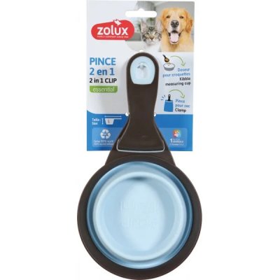 Odměrka na krmivo SILICONE s klipem L – Sleviste.cz