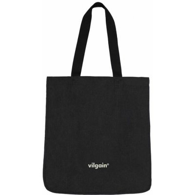 Vilgain Bavlněná taška raw vintage black – Zboží Dáma