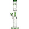 Vodní dýmky Grace Glass Skleněný bong s perkolací Green Cane 38 cm