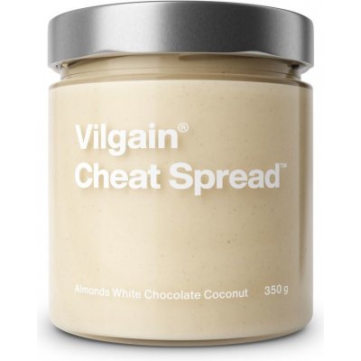 Vilgain Cheat Spread mandle s bílou čokoládou a kokosem 350 g – Zboží Dáma