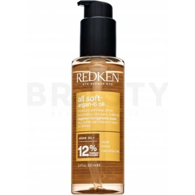 Redken All Soft Argan-6 Oil arganový olej na suché vlasy 100 ml – Hledejceny.cz
