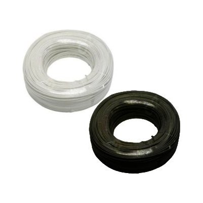 CTnet 140010 Telefonní, plochý, desetižilový 10C, 100m, bílý – Zboží Živě