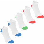 Slazenger 5 Pack Trainer Socks Mens Bright Asst – Zboží Mobilmania