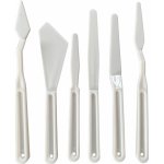 Malovaný kamínek Malířské špachtle plastové 6 ks – Zboží Dáma