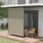 Outsunny Vertikální markýza 200 x 292 cm písková – Zboží Mobilmania