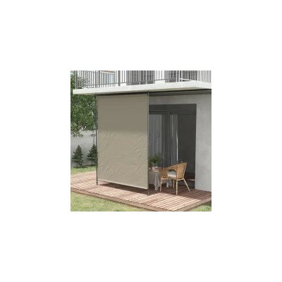 Outsunny Vertikální markýza 200 x 292 cm písková – Zboží Mobilmania