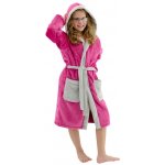 Esito Dětský župan s kapucí Magna - růžový – Zboží Dáma