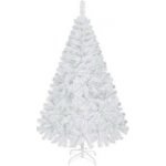 Umělý vánoční stromek 411264 white 6 ft 183 cm A YAHEETECH – Hledejceny.cz