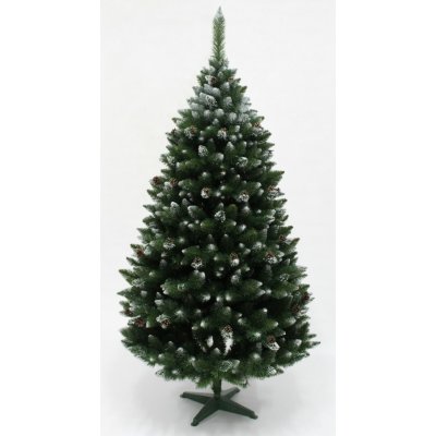 TRENDIE Vánoční stromek Borovice diamantová se stříbrnými třpytkami 220 cm – Hledejceny.cz