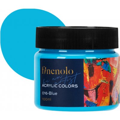 Finenolo Deli barvy akrylové 100 ml modrá kobaltově EC17-CB – Zboží Dáma