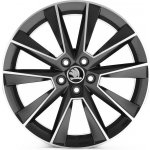 Škoda SAVIO 7x17 5x100 ET46 black metallic | Zboží Auto