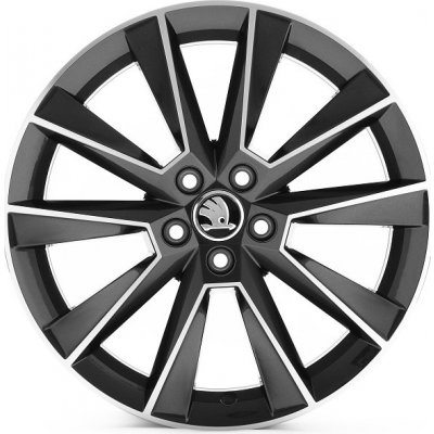 Škoda SAVIO 7x17 5x100 ET46 black metallic | Zboží Auto