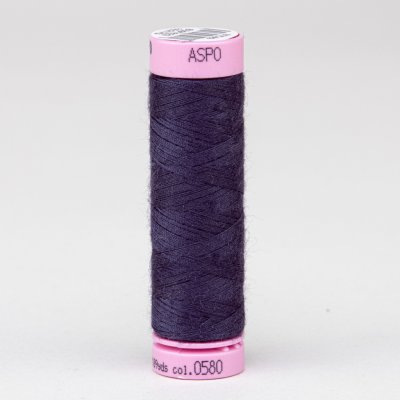 Amann Univerzální šicí nit ASPO 120 polyesterová, tmavě šedo-fialová 0580, návin 100m – Zboží Dáma