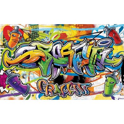 Postershop Fototapeta vliesová: Graffiti 2, rozměry 184x254 cm – Zboží Mobilmania