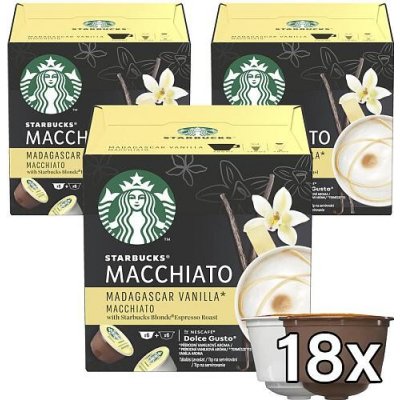 Starbucks by Nescafé Dolce Gusto Latte Macchiato Vanilla 12 ks – Zboží Mobilmania