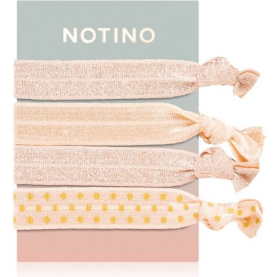 Notino Pastel Collection Hair elastics gumičky do vlasů Orange 4 ks