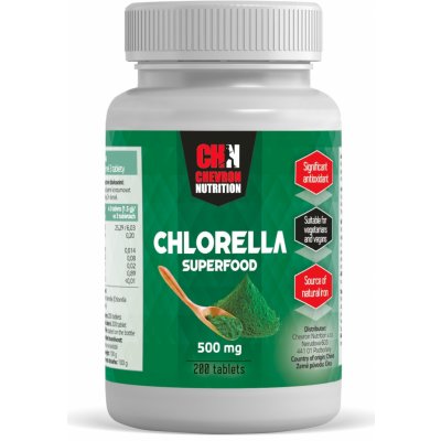 Chevron Nutrition Chlorella 500 mg 200 tablet od 199 Kč - Heureka.cz