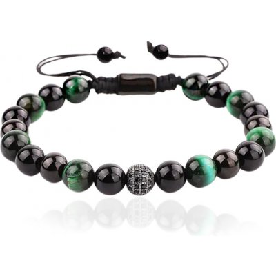 Linda's Jewelry korálkový Dual Color Black & Green INR206