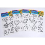 Anděl Předloha k barvám na sklo 1558 vyvýšená kontura – Sleviste.cz