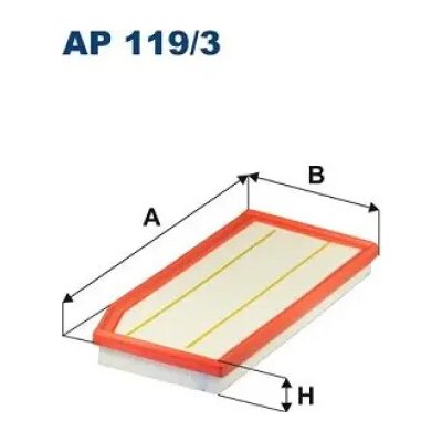 FILTRON Vzduchový filtr AP 119/3 – Hledejceny.cz