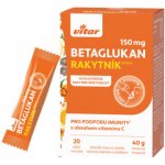 Vitar Betaglukan 150 mg prášek v sáčcích, příchuť rakytník 20 ks – Hledejceny.cz