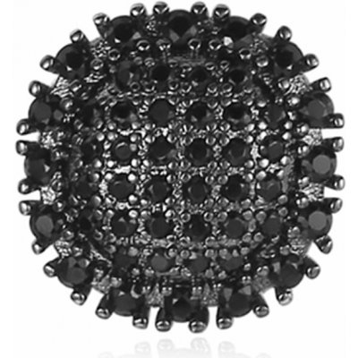 Krista Paulitti Zlaté ozdoby na NailArt TRIPLE AAA ZIRCON SELECTION ROSE GOLD PLATING Ø 11 MM X 11 MM BLACK – Hledejceny.cz