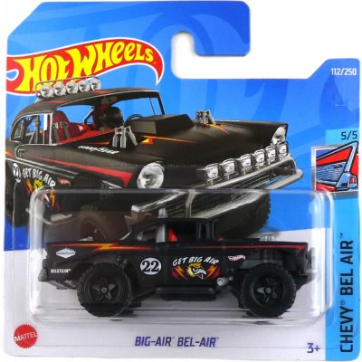 Hot Wheels Big-Air Bel-Air Matte Black – Zboží Mobilmania