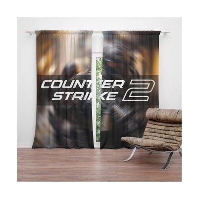 Sablio Závěs Counter Strike 2 Voják: 2ks 140x250cm – Hledejceny.cz