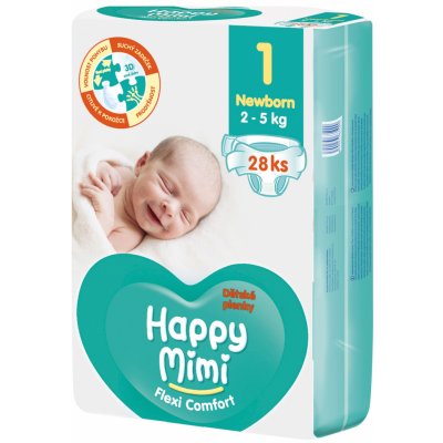 Happy Mimi Flexi Comfort 1 newborn 28 Ks