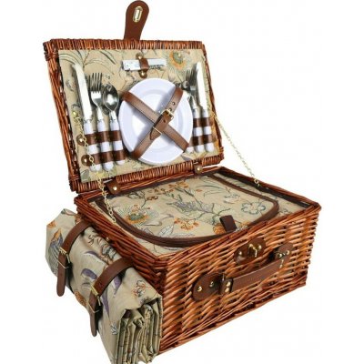 Arôme Piknikový koš pro 4 osoby Garden, 40 x 30 x 20 cm – Zboží Dáma