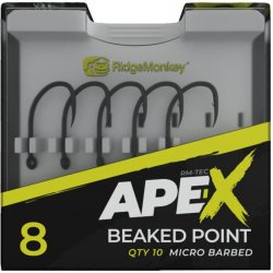 RidgeMonkey Ape-X Beaked Point Barbed vel.8 10ks