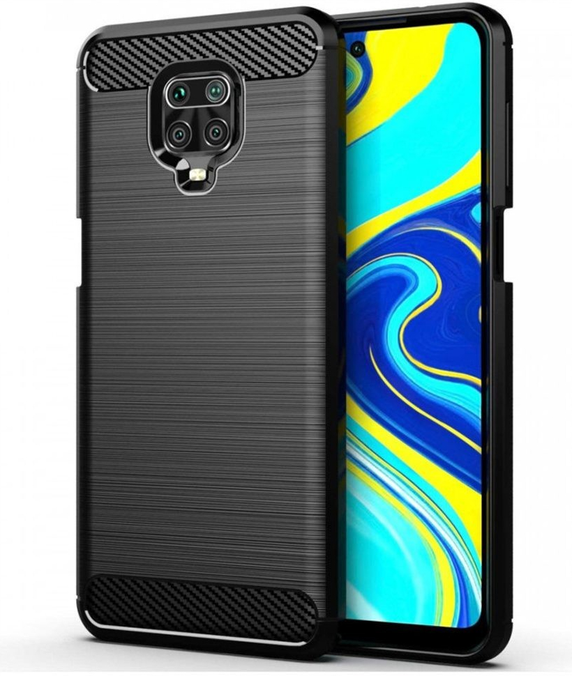 Pouzdro Forcell CARBON pro Xiaomi Redmi Note 9S/Note 9 Pro, černé