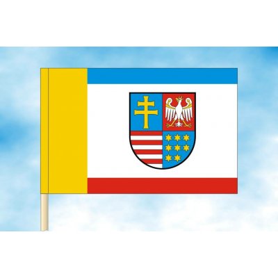 LIBEA, s.r.o. Svatokřížské vojvodství vlajka Rozměr: 40×60 cm, Uchycení: Návlek na žerď – Hledejceny.cz