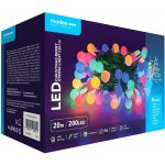 Vánoční osvětlení LED modee Christmas Lights Balls C20112, 200 LED, 20m vnitřní/venkovní, multicolor (ML-C20112) – Hledejceny.cz
