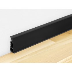 Arbiton soklová lišta Černá matná Indo 220 70 mm 26x70 mm 2,5 m