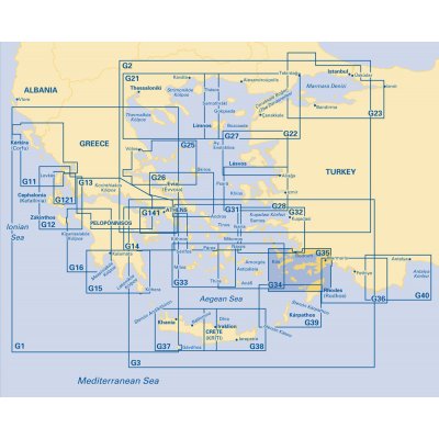 Námořní mapa Imray G35 Dodecanese and Coast of Turkey IMG35 – Sleviste.cz