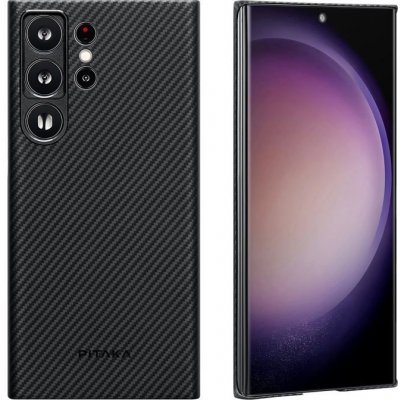 Pouzdro Pitaka MagEZ 3 Case Samsung Galaxy S23+ černé/šedé