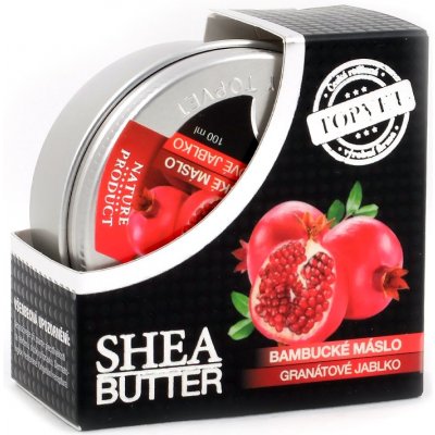 Topvet Bambucké máslo shea butter 100% s granátovým jablkem 100 ml – Zboží Mobilmania