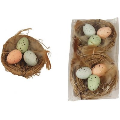 Dekorační hnízdo, 2 ks P1598 – Sleviste.cz