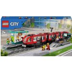 LEGO® City 60423 Tramvaj a zastávka v centru města – Zboží Živě