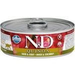 N&D Cat Quinoa Adult Duck & Coconut 12 x 80 g – Zboží Mobilmania