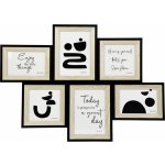 Fotorámečky na více fotografií, 61 × 44 cm, multi, černý BB65130382 – Zbozi.Blesk.cz